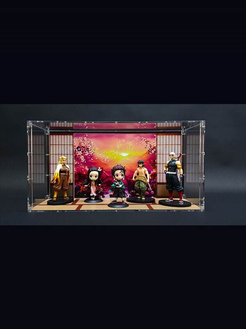 귀멸의 칼날 무한성 디오라마 장식장 (9인치/트리플)