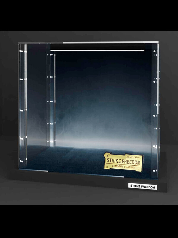 MGEX 스트라이크 프리덤 미드나잇 건담 LED 조명 장식장 케이스 사이즈(mm) : 400 x 300 x 400 ( 가로 x 세로 x 높이 ) - 건프라앤큐브,건큐브,케이스,장식장,